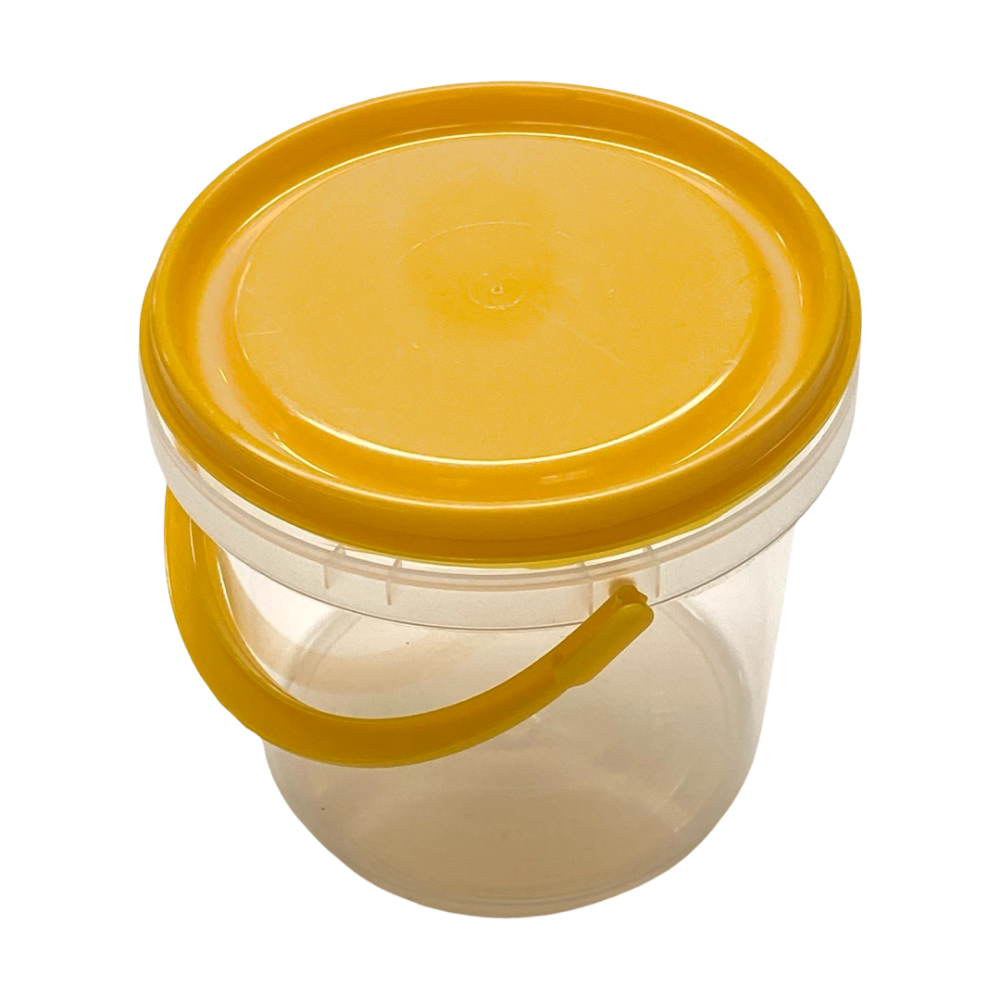 1kg (800ml) Honey Pail/Bucket Australian Made Waggle & Forage