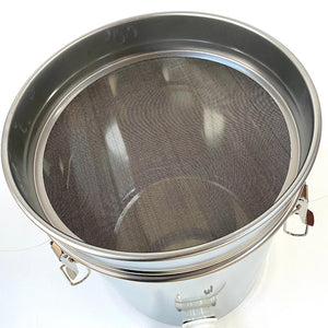 Stainless Steel Honey Tank with Strainer 20kg - Beekeeping Supplies - Live Slow - Bee Kind - Waggle & Forage - Kyneton - Australia