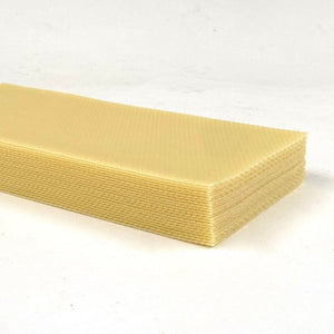 Pure Beeswax Foundation Sheets - 20 Full Depth - Candle Making Beeswax Sheets - Live slow - Bee Kind - Waggle & Forage - Kyneton - Australia