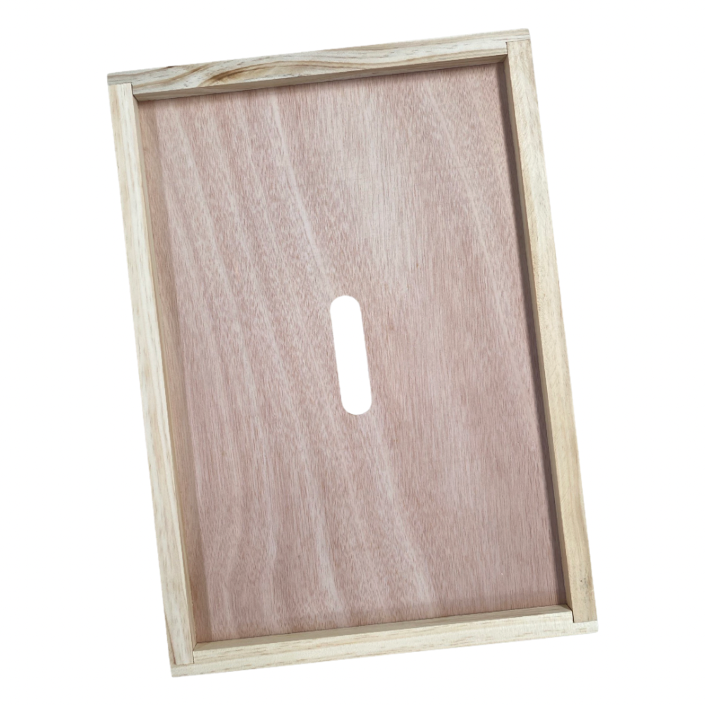 Beehive Inner Cover (Crown) Board - 8 Frame - Beehive Cover Board - Flow Hive - Langstroth - Live Slow - Bee Kind - Waggle & Forage - Kyneton - Victoria - Australia