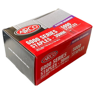30MM Airco 6000 Series Staples - Box 5000 - Bee Framing - Waggle & Forage - Live Slow - Bee Kind - Kyneton- Victoria - Australia