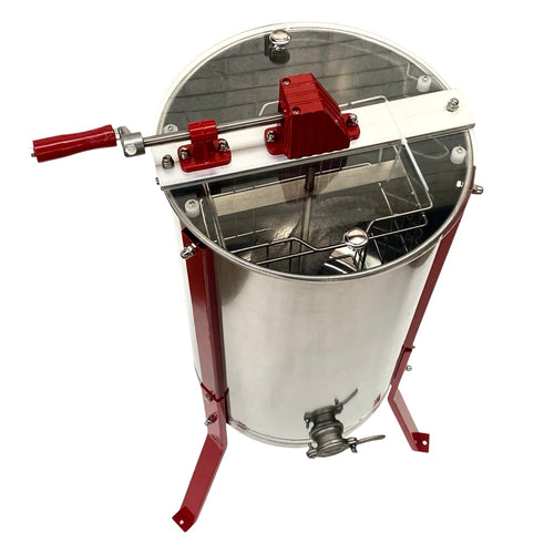 Honey Extractor - 2 Frame Manual - Stainless Steel - Live Slow - Bee Kind - Waggle & Forage - Kyneton - Victoria - Australia