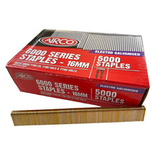 Load image into Gallery viewer, 16MM Airco 6000 Series Staples - Box 5000 - Commercial - Waggle &amp; Forage - Live Slow - Bee Kind - Kyneton - Victoria - Australia