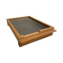 Load image into Gallery viewer, Ventilated/Mesh Beehive Base With Varroa Tray - Hot Wax Dipped - Live Slow - Bee Kind - Waggle &amp; Forage - Kyneton - Victoria - Australia 