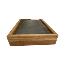 Load image into Gallery viewer, Ventilated/Mesh Beehive Base With Varroa Tray - Hot Wax Dipped - Live Slow - Bee Kind - Waggle &amp; Forage - Kyneton - Victoria - Australia