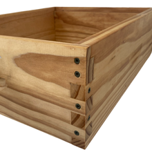 Load image into Gallery viewer, Ideal Box Jointed Bee Super - Wax Dipped Only - 8 Frame - Natural Beekeeping - Live Slow - Bee Kind - Waggle &amp; Forage - Kyneton - Victoria - Australia