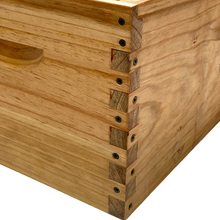Load image into Gallery viewer, Full Depth Box Jointed Bee Super - Hot Wax Dipped - Premium Pine - Alliance - Live Slow - Bee Kind - Waggle &amp; Forage - Kyneton - Victoria - Australia