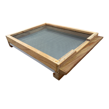 Load image into Gallery viewer, Ventilated/Mesh Beehive Base With Varroa Tray - Hot Wax Dipped - Live Slow - Bee Kind - Waggle &amp; Forage - Kyneton - Victoria - Australia