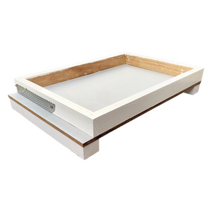 Premium 8 Frame Beehive - base - Ready to Go - With Emlock - Pure Beeswax - Live Slow - Bee Kind - Waggle & Forage - Kyneton - Victoria - Australia