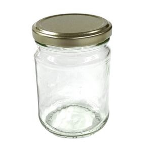 500g (375ml) Glass Honey Jar - Australian Made - Flint Jar - With Lid - Live Slow - Bee Kind - Waggle & Forage - Kyneton - Victoria - Australia
