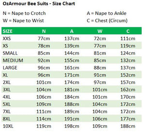 Oz Armour Poly Cotton Beekeeping Suit - Fencing Veil