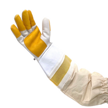 Load image into Gallery viewer, OzArmour Premium Quality Beekeeping Gloves - Live Slow - Bee Kind - Waggle &amp; Forage - Kyneton - Australia