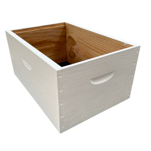Full Depth Rebated Super - Wax Dipped & Painted - Beekeeping Supplies - Live Slow - Bee Kind - Waggle & Forage - Kyneton - Australia